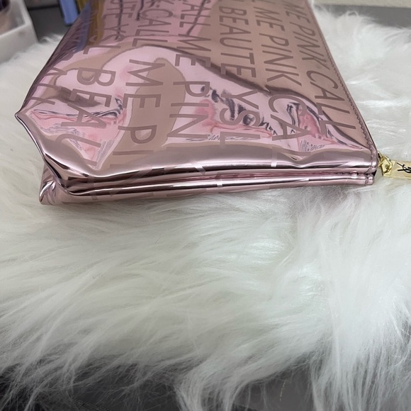 YSL Metallic Pink Cosmetic Bag - Picture 5 of 8